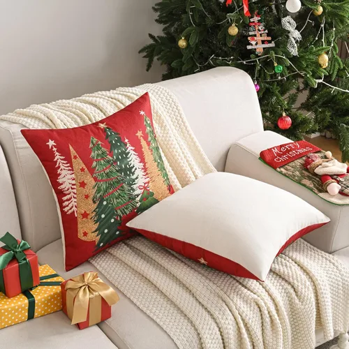 Miniatura 5 de FUTEI Regalos para Niños, Fundas de Almohada Decorativas Gamer'Spot de 18x18 Pulgadas, Juego de 1, Decoración Navideña del Hogar para Sofá, Cama