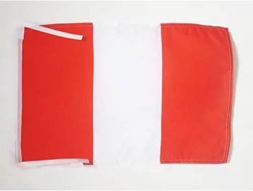 Miniatura 1079 de Bandera de México AZ FLAG, 45.7 x 30.5 cm, con cordones - Pequeñas banderas mexicanas de 30 x 45 cm - Bandera de 45.7 x 30.5 cm