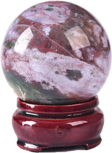 Miniatura 136 de JIC Gem Esfera de cristal de cuarzo Pietersite, bola de cristal decorativa azules y marrones dorados para meditación, decoraciones de mesa