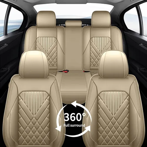 Miniatura 7 de TTX LIGHTING Juego completo de fundas de asiento de automóvil para Kia Sorento 2007-2026, funda protectora impermeable de piel sintética, compatible