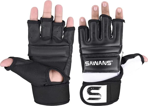 Miniatura 5 de SAWANS Punch Bag Boxing Gloves Karate Mitts MMA Body Combat Taekwondo Training Martial Art Fighting Grappling Muay Thai