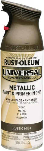 Miniatura 119 de Rust-Oleum 245197 Pintura en aerosol universal para todas las superficies, 12 onzas, negro satinado