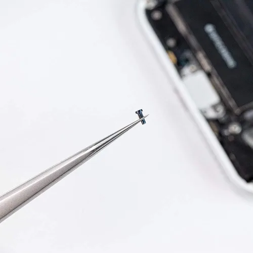 Miniatura 6 de Juego de pinzas de precisión, acero inoxidable antiestático curvado de pinzas, para electrónica, trabajo de laboratorio, fabricación de joyas, Tono