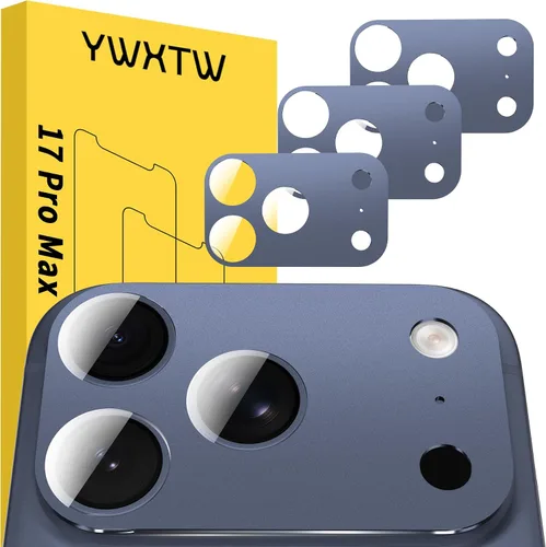 Miniatura 34 de YWXTW Protector de lente de cámara para iPhone 17 Pro, cobertura completa, protector de pantalla de lente de vidrio templado para iPhone 17 Pro