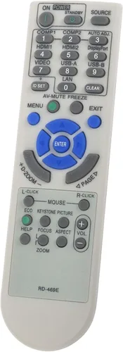 Miniatura 3 de Nuevo RD-469E 7N901051 Remoto de repuesto para proyector NEC M402W M362W M322W M402X M362X M322X M282X M352WS M302WS M332XS M403W M363W M323W M403X