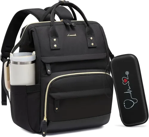 Miniatura 47 de LOVEVOOK Mochila para laptop para mujer, 15,6 pulg.