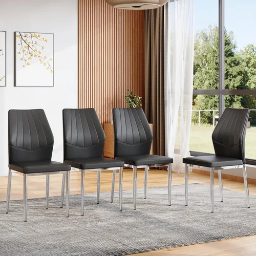 Sillas De Comedor Juego de 4 Sillas De Comedor Juego de 4 Sillas De Comedor para Comedor, Juego de 4 Sillas De Comedor para Comedor, Cocina, Sala