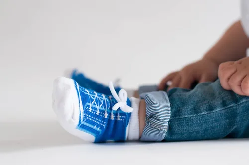 Miniatura 9 de Baby Boy Socks-Look Like Shoes-Anti-slip-Cotton-Gift Package
