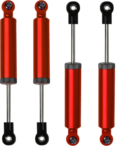 4 piezas de amortiguadores de choque para coche RC, amortiguadores de resorte interno, piezas de actualización compatibles con Axial SCX10 Traxxas