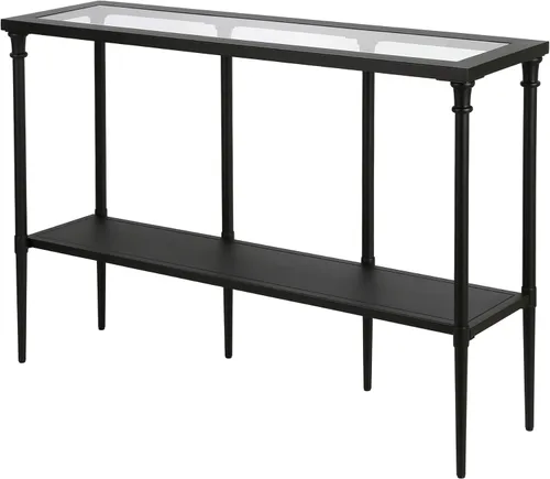 Miniatura 4 de Dafna - Mesa consola rectangular de 45 pulgadas de ancho en bronce ennegrecido