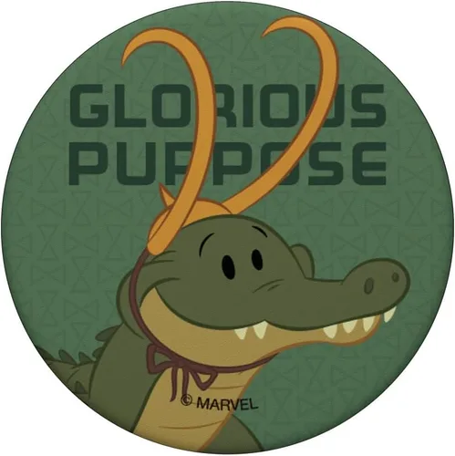 Miniatura 3 de Marvel Loki Variants Alligator Loki Glorious Purpose PopSockets intercambiables PopGrip