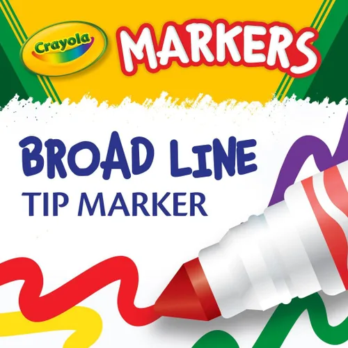 Miniatura 5 de Crayola Marcadores de trazo ancho Classpack (256 unidades), marcadores a granel para niños, suministros de arte para la escuela, suministros