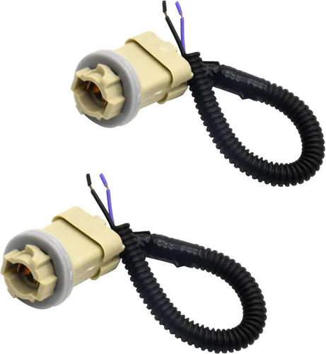 Miniatura 10 de Kit de luces LED para matrícula con 2 bombillas LED, 2 arneses de cables, 2 carcasas negras, reemplazo de montaje de lámpara de etiqueta para Ford