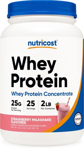 Miniatura 10 de Nutricost - Concentrado de proteína de suero (Chocolate) 2 libras - Sin gluten y sin OMG