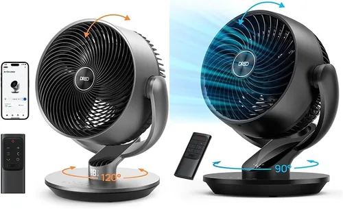 Miniatura 8 de Dreo Ventiladores inteligentes para dormitorio con control remoto (DR-HAF004S) Ventilador de pedestal con control remoto (PolyFan 513S)