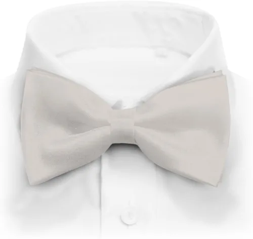 Miniatura 20 de Pajarita de esmoquin formal de satén preatada clásica para hombre, longitud ajustable, gran variedad de colores disponibles