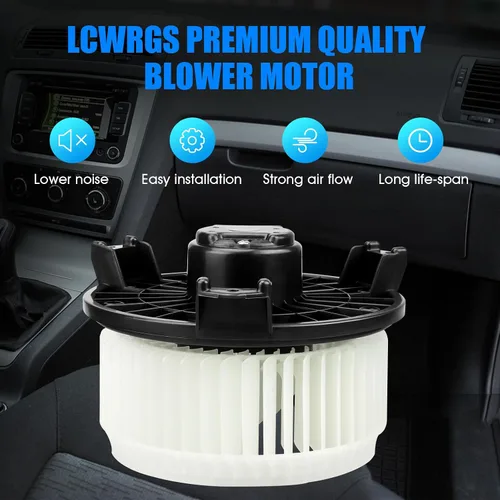Miniatura 2 de Motor de ventilador delantero con ventilador para Honda Civic Jeep Wrangler JK 2006 2007 2008 2009 2010 2011 HVAC ventilador motor ventilador 700194