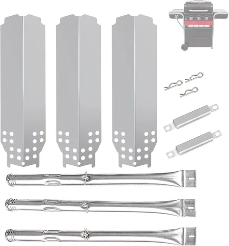 BQMAX Piezas de repuesto para Charbroil Gas2Coal Grill Parts 463370516 463370519, kit de reparación para parrilla Charbroil Gas2Coal 463278418