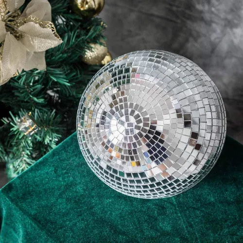 Miniatura 19 de Efavormart - 4 piezas de espejo de cristal Groovy de 6 pulgadas, decoración de fiesta de discoteca para bodas, eventos, fiestas de cumpleaños Plata