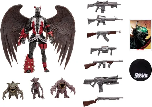 Miniatura 6 de McFarlane Toys - Figura de acción de King Spawn & Demon Minions de 7 pulgadas