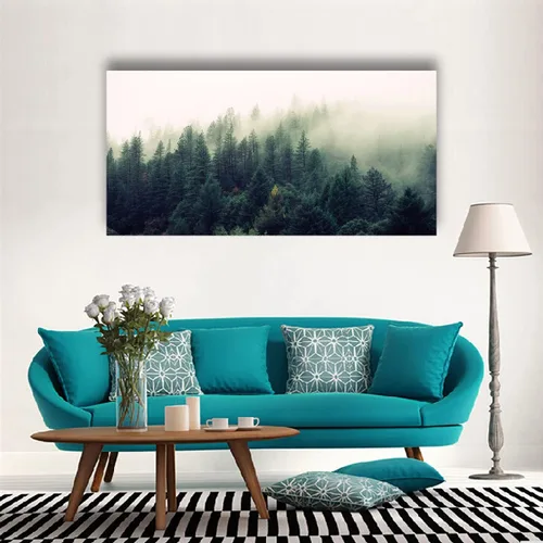 Miniatura 5 de Arte de pared de paisaje, impresiones en lienzo de paisajes naturales, decoración del hogar, bosque verde, pintura de árboles para sala de estar