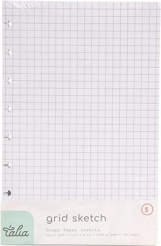 Miniatura 38 de Talia - Repuestos para cuaderno de espiral (páginas punteadas, Junior (5.5 x 8.5 pulgadas))
