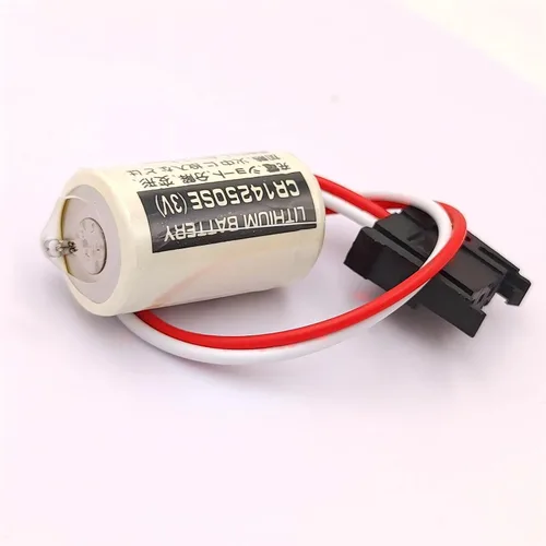 Miniatura 2 de 5PCS CR14250SE PLC Batería de litio (1/2AA) con conector negro para Sanyo CR14250SE1747-BA fuente de alimentación de reserva