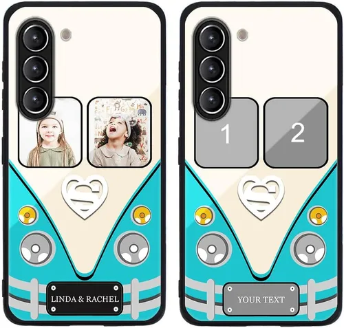 Miniatura 253 de Funda de teléfono personalizada para Samsung Galaxy S22+ / S22 Plus 5G, funda de TPU suave de vidrio templado antiarañazos personalizada con foto