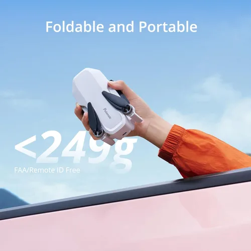 Miniatura 5 de Potensic ATOM LT - Dron GPS de menos de 249g, 2 baterías 80 minutos, cámara EIS 2.5K, transmisión FPV de 4KM, motor sin escobillas, retorno