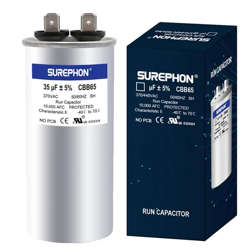 Miniatura 11 de Condensador de 5 Mfd 370V/440V Condensador de Funcionamiento y Arranque Ovalado para Motor de CA o Arranque de Ventilador y Bomba de Calor Fría