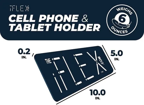 Miniatura 2 de iFLEX Soporte ajustable para teléfono celular y soporte para tableta para el trabajo y el hogar, soporte flexible para teléfono, soporte perfecto