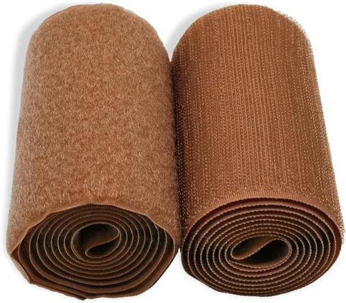 Miniatura 65 de Cinta de gancho y bucle de 4 pulgadas de ancho, verde follaje, para coser, no adhesiva, de 1 yarda de largo, cinta de gancho y bucle de nylon verde