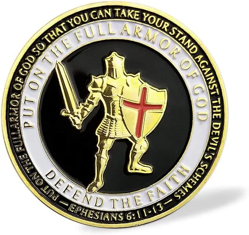 Miniatura 3 de Ponte toda la armadura de Dios monedas de desafío (Efesios 6:11-13)