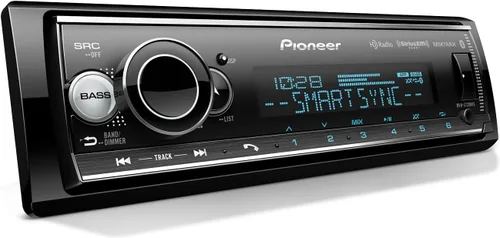 Miniatura 11 de Pioneer MVH-S110BT Receptor de medios digitales 1-DIN estéreo para automóvil, Bluetooth, entrada USB, salida de 50 W x 4, radio AM/FM, compatible