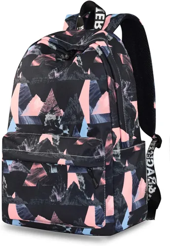 Miniatura 2 de YANAIER Elegante mochila para laptop, mochila de viaje, triángulo negro