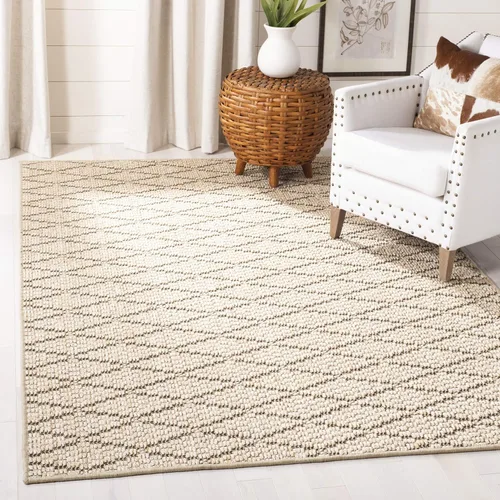 Miniatura 8 de SAFAVIEH Palm Beach Collection - Alfombra para pasillo, 2 pies 3 pulgadas x 10 pies, color beige y beige, diseño de sisal, no desprende pelusa