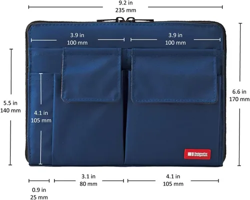 Miniatura 2 de LIHIT LAB Organizador de Inserción para Bolso con Bolsillos de Almacenamiento