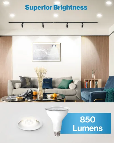 Miniatura 2 de Sunco - Paquete de 10 bombillas LED PAR30, luz de inundación residencial para interiores y exteriores, CRI90 equivalente a 75 W, 11 W, regulable