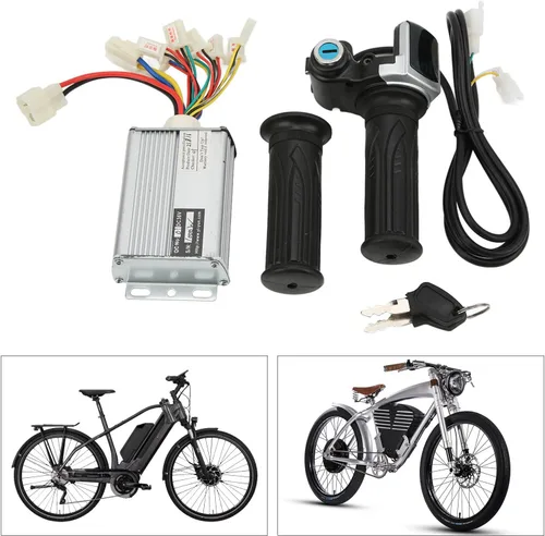 Miniatura 5 de Controlador y acelerador de 36 V 25 A, empuñaduras de manillar del acelerador giratorio, kit de controlador de velocidad de bicicleta eléctrica