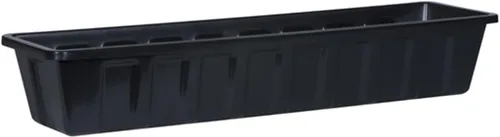 Miniatura 7 de Novelty Poly-Pro Jardinera de plástico para flores , Caja de flor, 36 - pulgadas Negro
