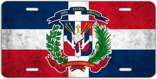 Miniatura 23 de Patrón de bandera de Estados Unidos, símbolo de bombero rojo, placa decorativa sublimada delantera del automóvil, 0.025 pulgadas de grosor 6 x 12