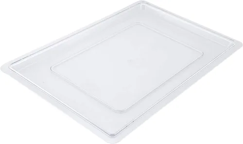 Miniatura 5 de Winco Caja de almacenamiento de alimentos de policarbonato, 12 x 18 x 3-1/2 pulgadas
