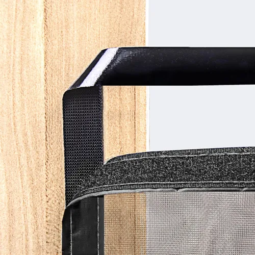 Miniatura 6 de yotache Accesorios magnéticos para puerta, cinta autoadhesiva de 3/4 pulgadas y pasadores para instalación de mosquiteros de puerta, nailon