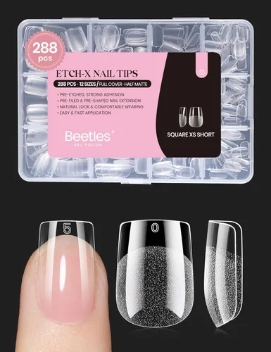 Miniatura 25 de beetles Gel Polish Kit de pegamento para uñas acrílicas, cepillo 5 en 1 súper fuerte, pegamento de gel y esmalte, requiere lámpara LED, regalo
