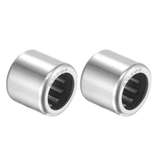 Miniatura 21 de uxcell Rodamientos de agujas SCE65 Diámetro de 3/8 pulgadas Diámetro 9/16 pulgadas OD 5/16 pulgadas de ancho de acero cromado extremo abierto 2pcs