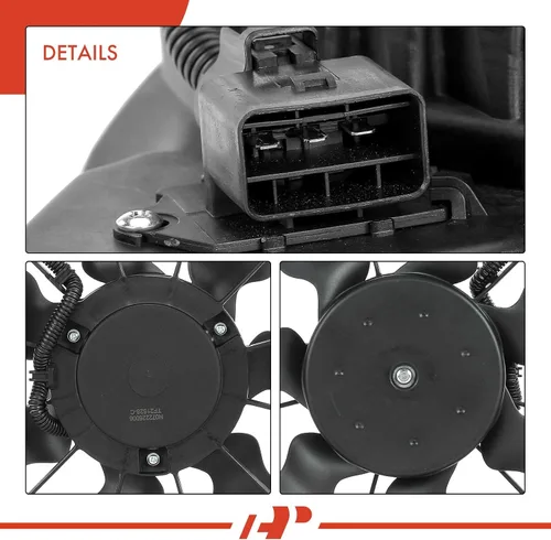 Miniatura 7 de A-Premium Conjunto de ventilador de refrigeración del radiador del motor compatible con modelos seleccionados Hyundai y Kia - Elantra 2011-2013