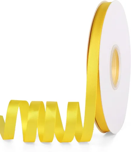 Miniatura 43 de YBLANDEG Cinta de satén de color sólido verde manzana de 1-1/2 pulgadas x 50 yardas, cinta de tela de poliéster de doble cara para envolver regalos