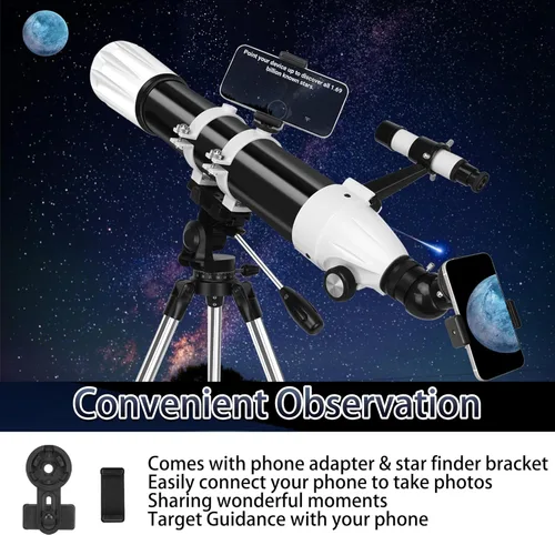 Miniatura 6 de Telescopio, apertura de 90 mm y longitud focal de 900 mm, telescopio refractor astronómico de alta potencia para adultos - Telescopios profesionales