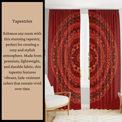 Miniatura 5 de Tapiz hippie indio bohemio psicodélico dorado azul pavo real mandala colgante en la pared (negro blanco, Queen (84 x 90 pulgadas) (84.6 x 90.6 in)