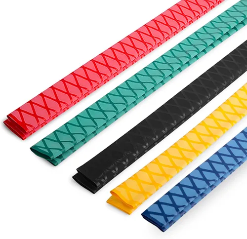 Miniatura 6 de Tubo termorretráctil, funda de tubo de envoltura térmica para cañas de pescar, mango de agarre con antideslizante y aislante, color negro